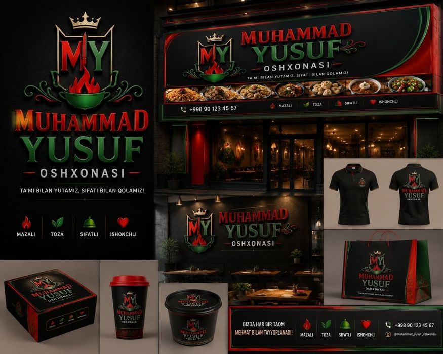Logotip yaratish va Brending xizmatlari