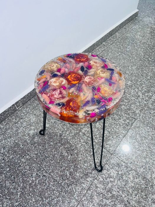 Conservare buchet mireasa in rasina epoxidica