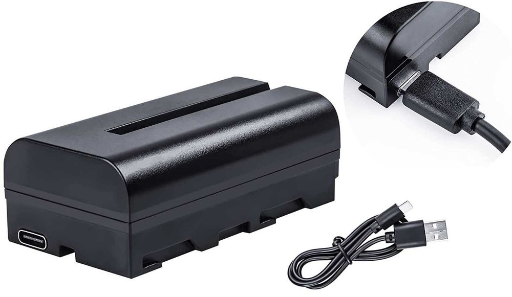 Батерия Viltrox - NP-F550, 2200 mAh, черна