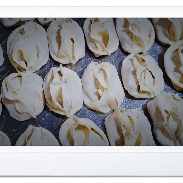 Домашние пельмени  манты