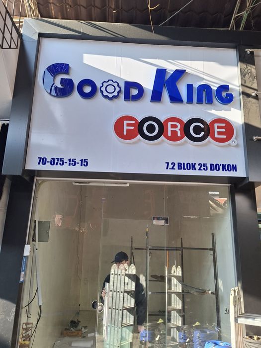 Bukva Bo'rtma Harflar Banner Orakal Laytboks