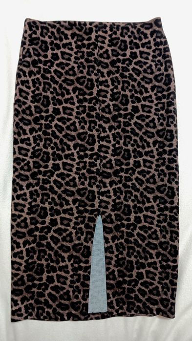 Fusta Creion Midi H&M Animal Print, S