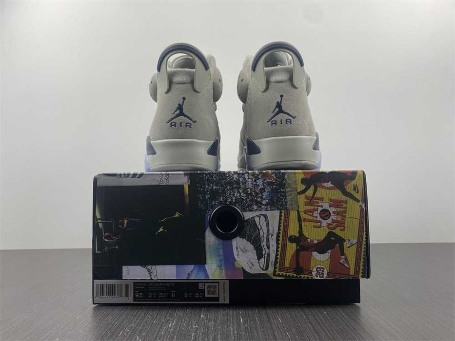 Нови мъжки маратонки Nike Air Jordan 6 Retro ‘Georgetown’ grey