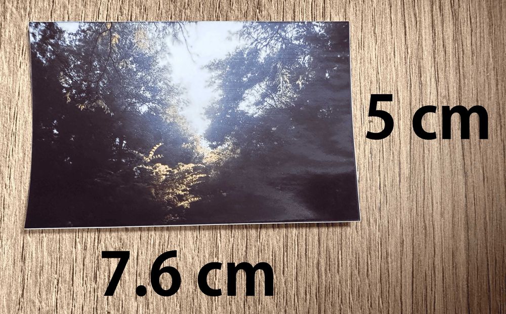 Принтиране на цветни снимки на стикери