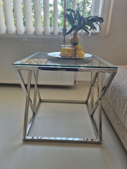 Masuta sticla living 55x55x55