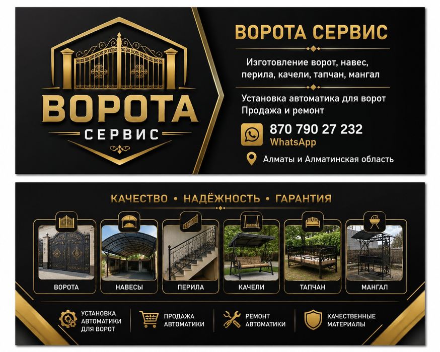 Ворота на заказ автоматика