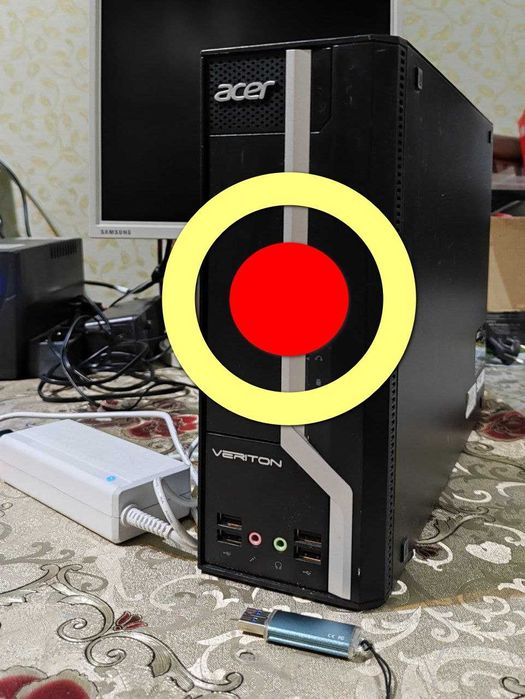 Продам компактный офисный кейс Core i3 10100 ram 8/ ssd 250