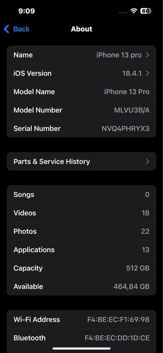 Iphone 13 pro 74/512GB arzonga