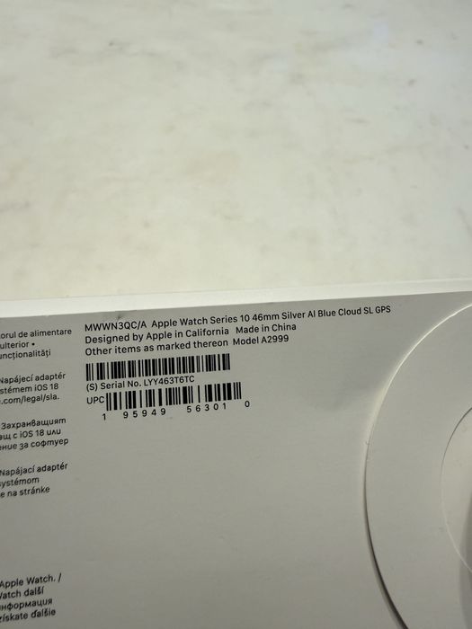 Apple Watch 10.  46 mm.  Impecabil