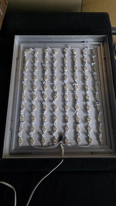 Panou iluminare LED SMD alb rece[retail professional] rama aluminiu ex