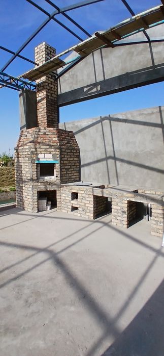 Барбекю комплекс . хар хил турдаги печлар ва учок мангаллар