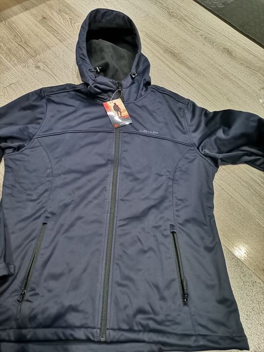 Леко дамско яке с качулка Softshell ATLASLAVA - идеално за бягане и ту