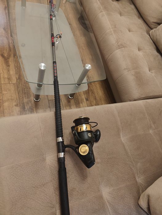Макара Pen Spinfisher 10500 + Въдица за кльонк/морски Awa Shima limited 50