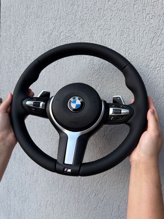 Volan BMW Seria 5 F10 F11 cu Airbag inclus, padele