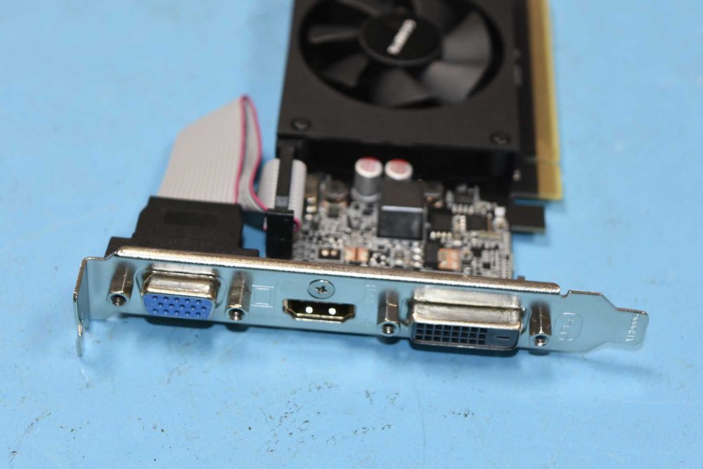 Видео карта Gigabyte 710GT Hdmi VGA DVI - с активно охлаждане