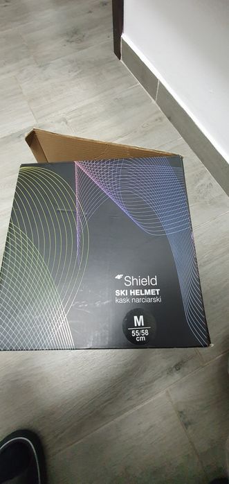 Cască de ski 4f cu ochelarii