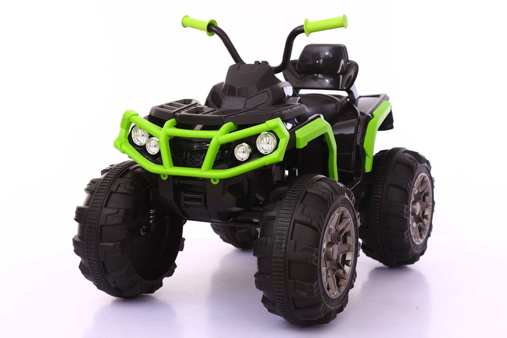 ATV electric, Kinderauto Offroad 2x 45W 12V cu scaun tapitat Green