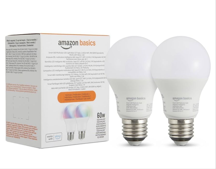 2 Becuri LED inteligent, soclu E27