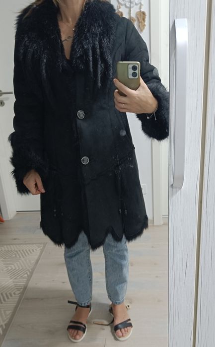 Haină imitație blană