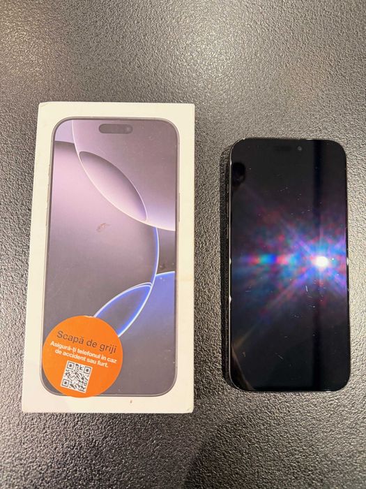 iPhone 16 Pro Max – 512GB – Black Titanium – Full box