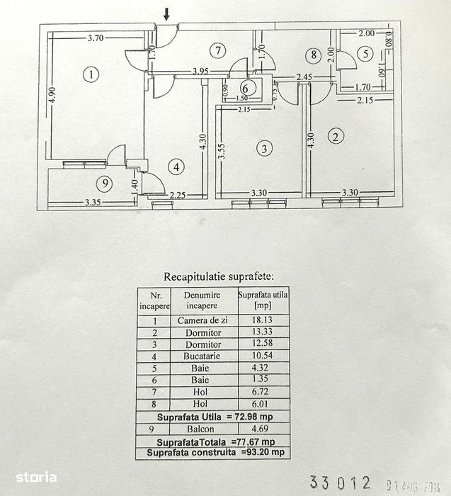 De vânzare: ap. 3 cam - clinica stomatologica - Regie - Grozăvești