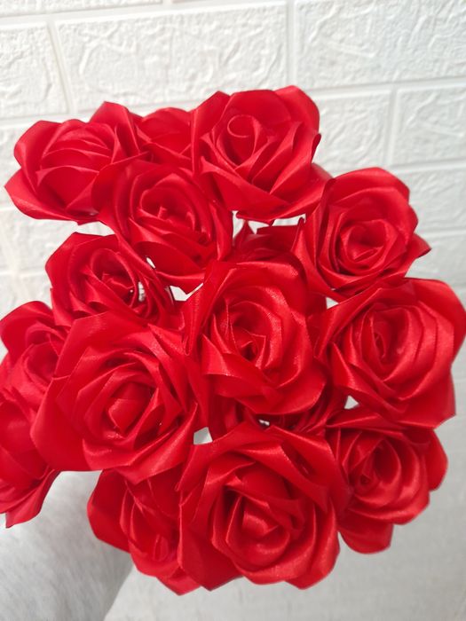 Сатенени рози за вашите проекти