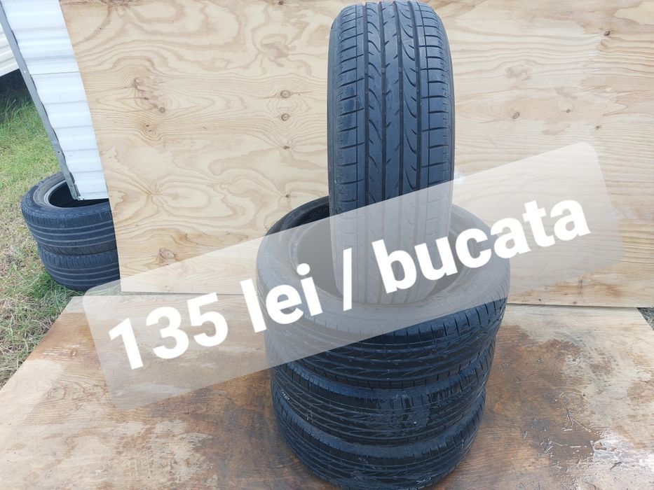 135 lei bucata! Set anvelope de vara 225 55 r18 Bridgestone Dueler! 7 mm