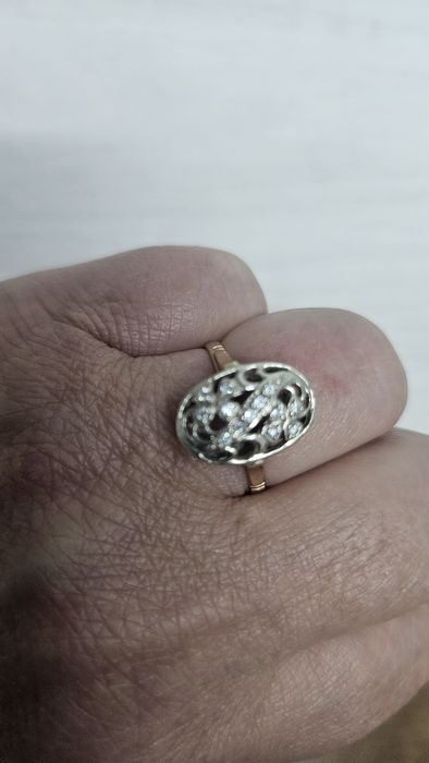 Золотой колечко производство Россиия