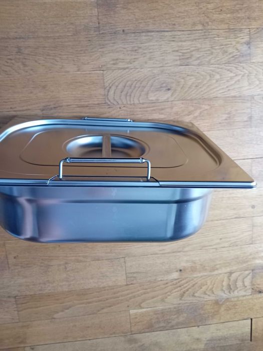 Касерола с капак инокс 30/25/10