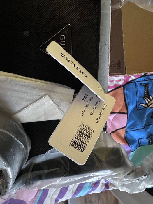 Дамска чанта GUESS Brynlee High Society Carryall Black