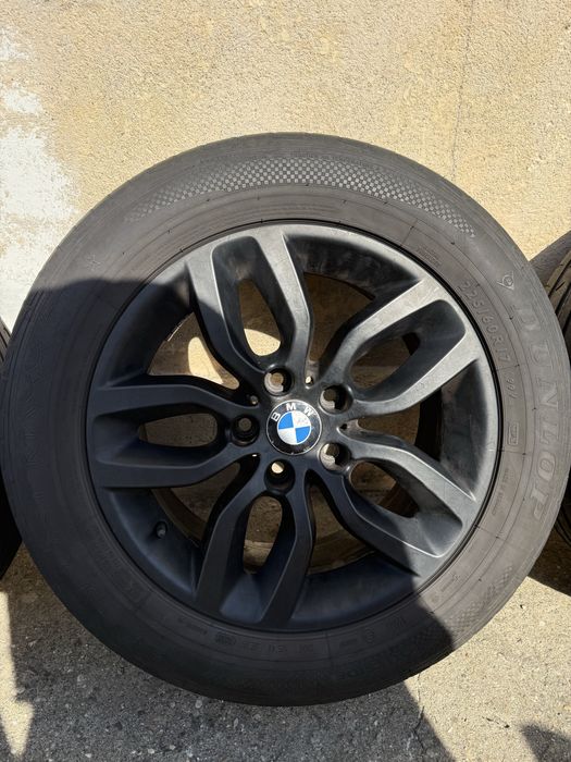Jante Bmw X1 X3 X4 negre cu cauc 225/60/R17 Dunlop 7,5x17is32 set 4buc
