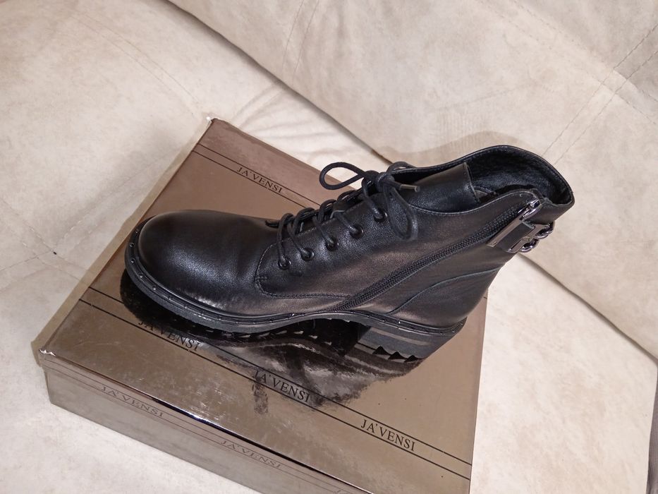 Новые ботинки из натуральной кожи, весна/осень, фирма Ja''vensi