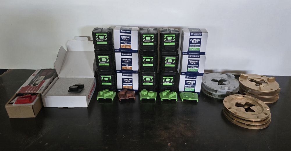 Discuri segmenti plăcute diamant slefuit beton htc diamatic  husqvarna