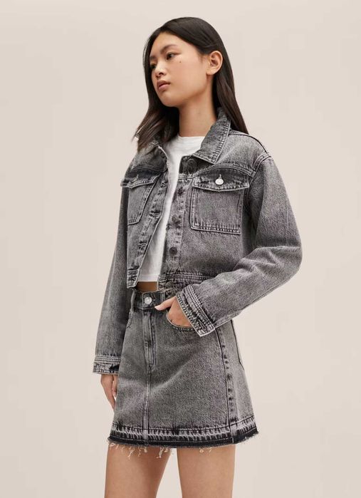 Новые джинсовый комбинезон / куртка+юбка MANGO, размер XS