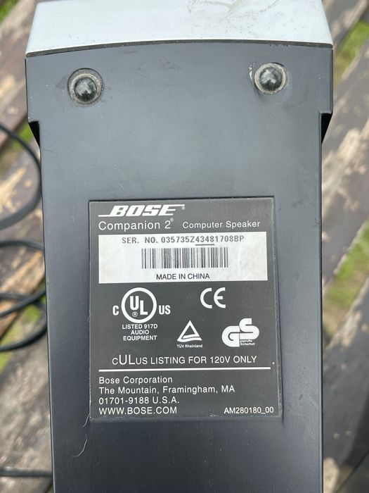 Boxe bose companion 2