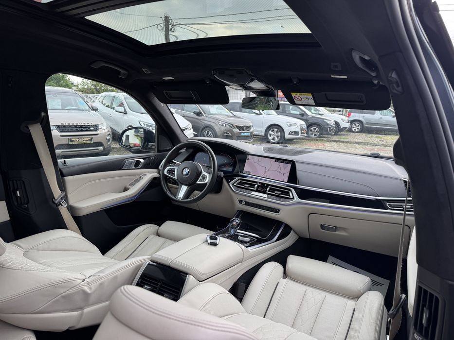 BMW X7 AN 2021 3.0 Diesel 265 CP , 100.000 Km  6X LOCURI M-Pachet Individual Full Dotari Import Italia Garantie 12 Luni Rate Cash Leasing Buy Back