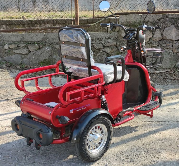 Електрическа триколка двуместна EcoWay модел M21 карго