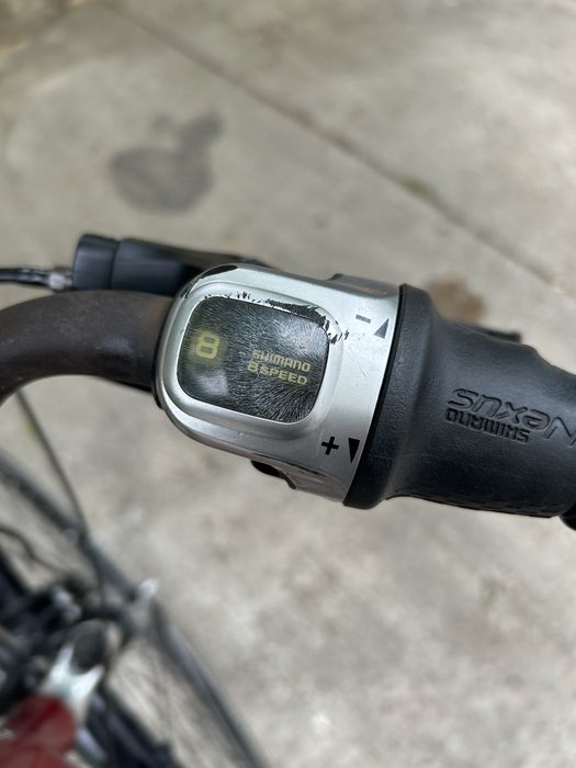 Bicicleta  de dama  Olandeza marca Bocas aluminiu 8 viteze in butuc frana HIdraulica