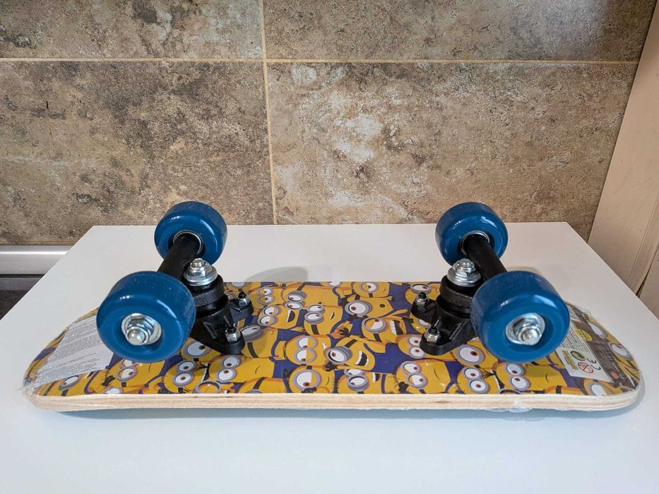NOU Mini Skateboard JoyToy Minions, lemn, 43x12x8cm