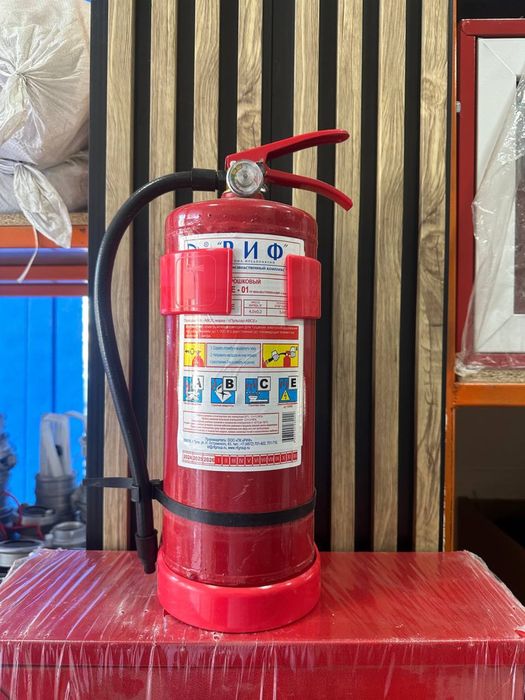 Огнетушитель Россия срок гарантия 3 йил барча турли огнетушителл бор