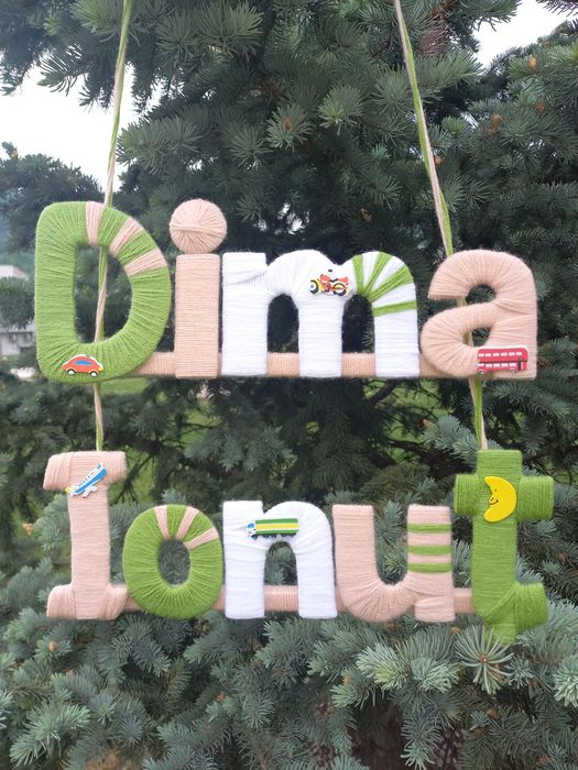 Nume decorative handmade