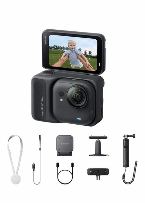 Экшн-камера Insta360 GO Ultra Creator Bundle черный