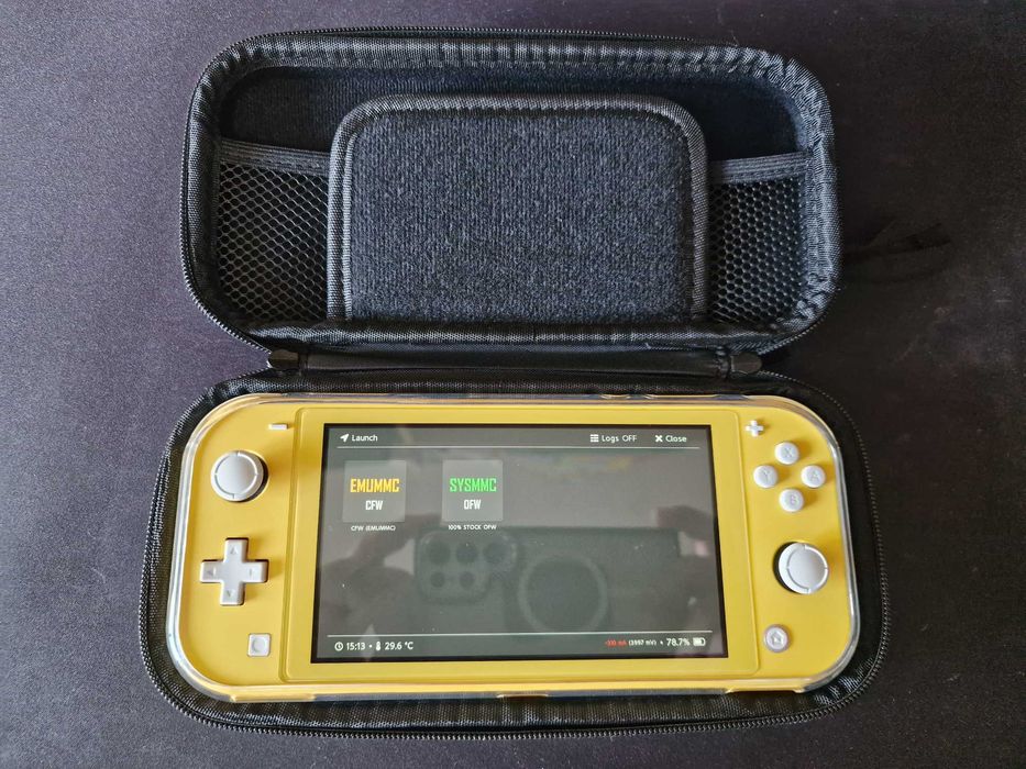 Nintendo Switch Lite с чип хак Picofly