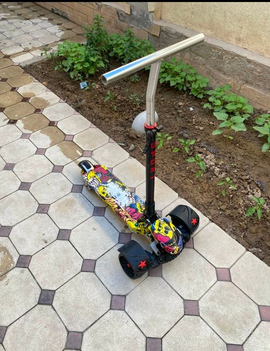 Продам детский велик и самокат б/у