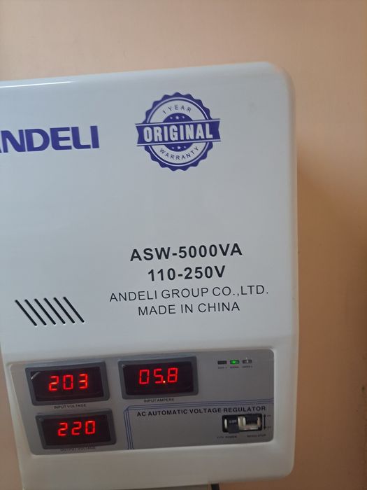 Stabilizator "Andeli" laterniy,xolati yangi, 5000kv lik