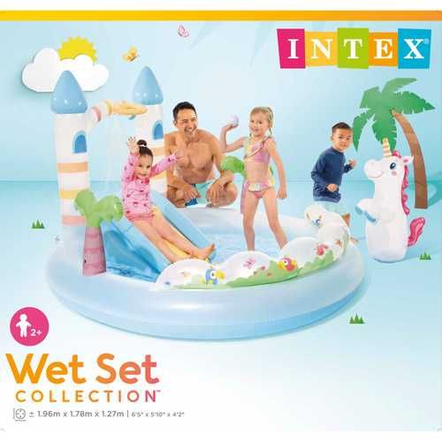 Надуваем детски басейн/ Воден център INTEX