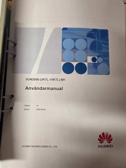 Huawei SUN2000-8KTL-M1 + Smart Meter DTSU666-H + Smart Dongle WiFi/Ethernet