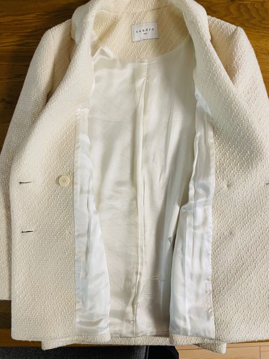 Sandro Dayvon Tweed Coat