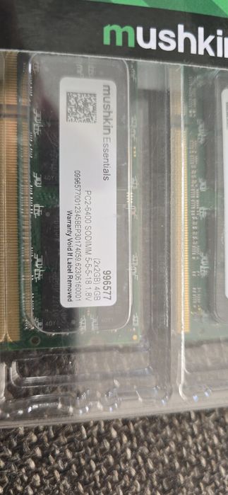 Memorie Sodimm Ram Kit 4Gb DDr2 6400 5-5-5-18