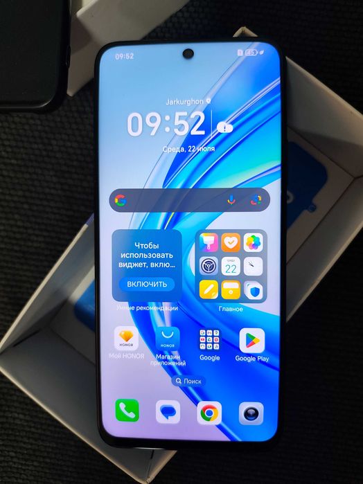 Honor x7b xotira 8/128 qora